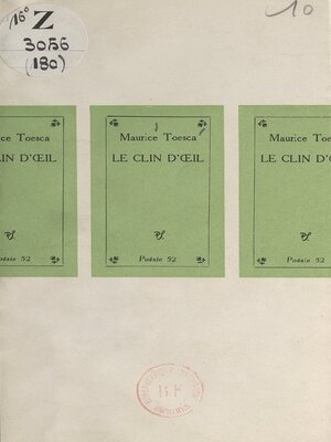 cover image of Le clin d'œil